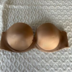 NWT - Soma ENHANCING SHAPE STRAPLESS PUSH UP Color: SOFT TAN SIZE 36B